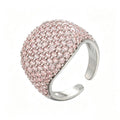Colorful Sparkly Rhinestone Open Adjustable Ring 6W6JRG295