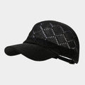 Simple Solid Color Breathable Adjustable Baseball Cap 8BK6HAT189L