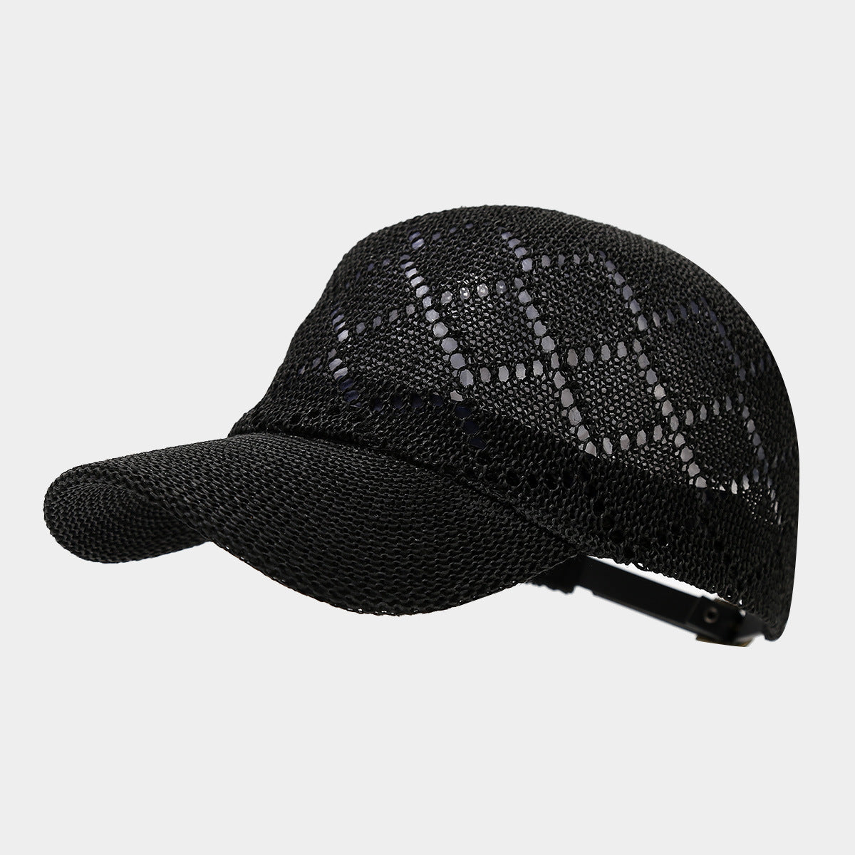 Simple Solid Color Breathable Adjustable Baseball Cap 8BK6HAT189L