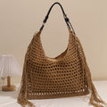 Tassel Hollow Out Beach Tote - DippedShop Wholesale - #9571