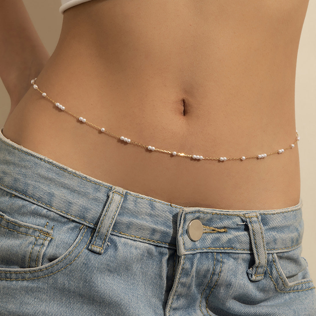 Sexy Peral Waist Chain DPJYD8