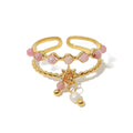 Sparking Rhinestones Pearl Dou - DippedShop Wholesale - #1987