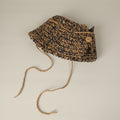 Boho Color Block Crochet Wide Brim Straw Hat 8BK6HAT201T
