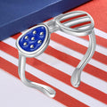 Trendy Eyeglasses Style USA Flag Open Ring 8ZA6JRG210T