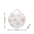 Floral Quilted Cosmetic Bag - DippedShop Wholesale - #2995