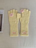3D Flower Knit Gloves - DippedShop Wholesale - #9107