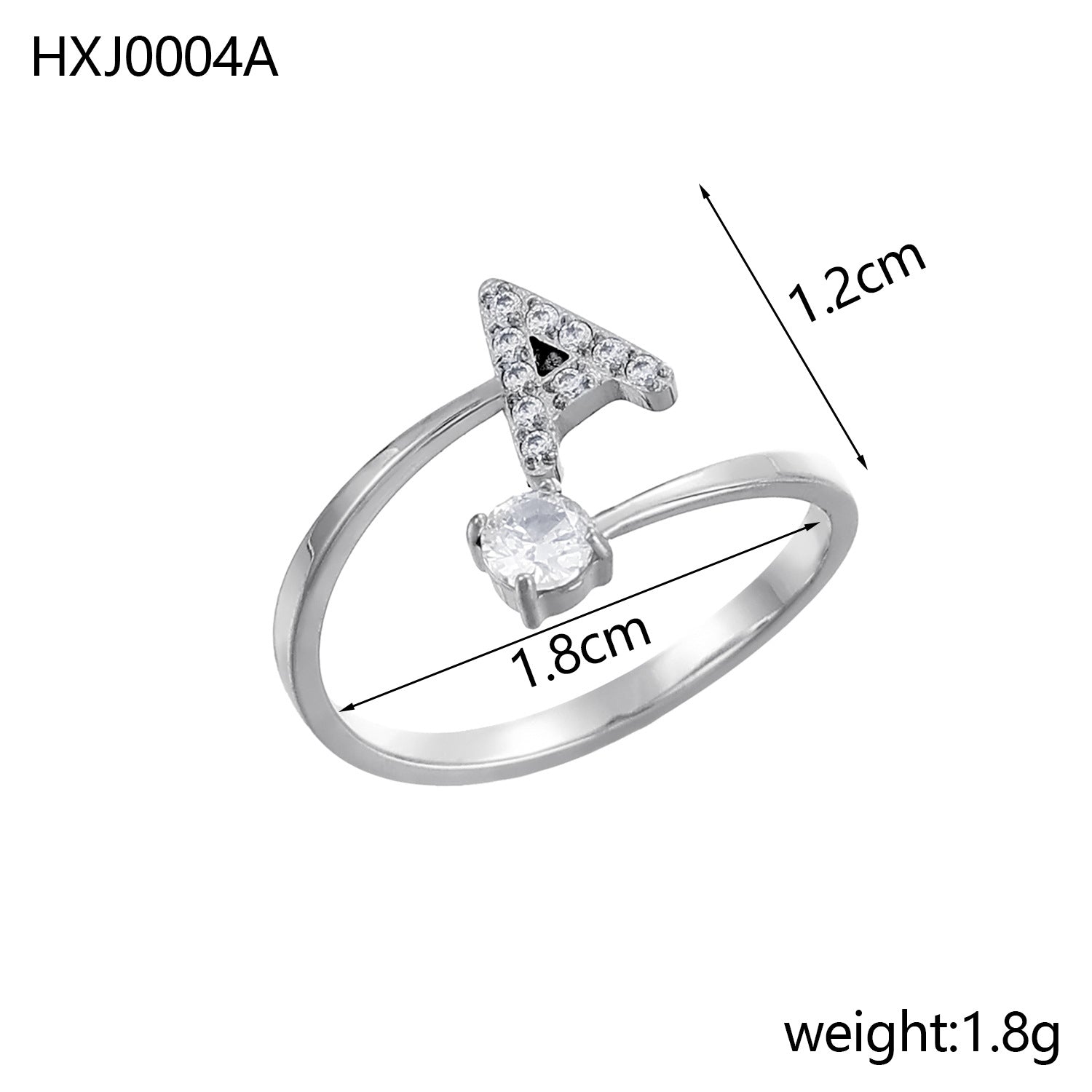 Simple Gold Plated Rhinestone - DippedShop Wholesale - #1891