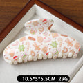 Sweet Santa Claus Print Hair Claws 6W6HCP1697