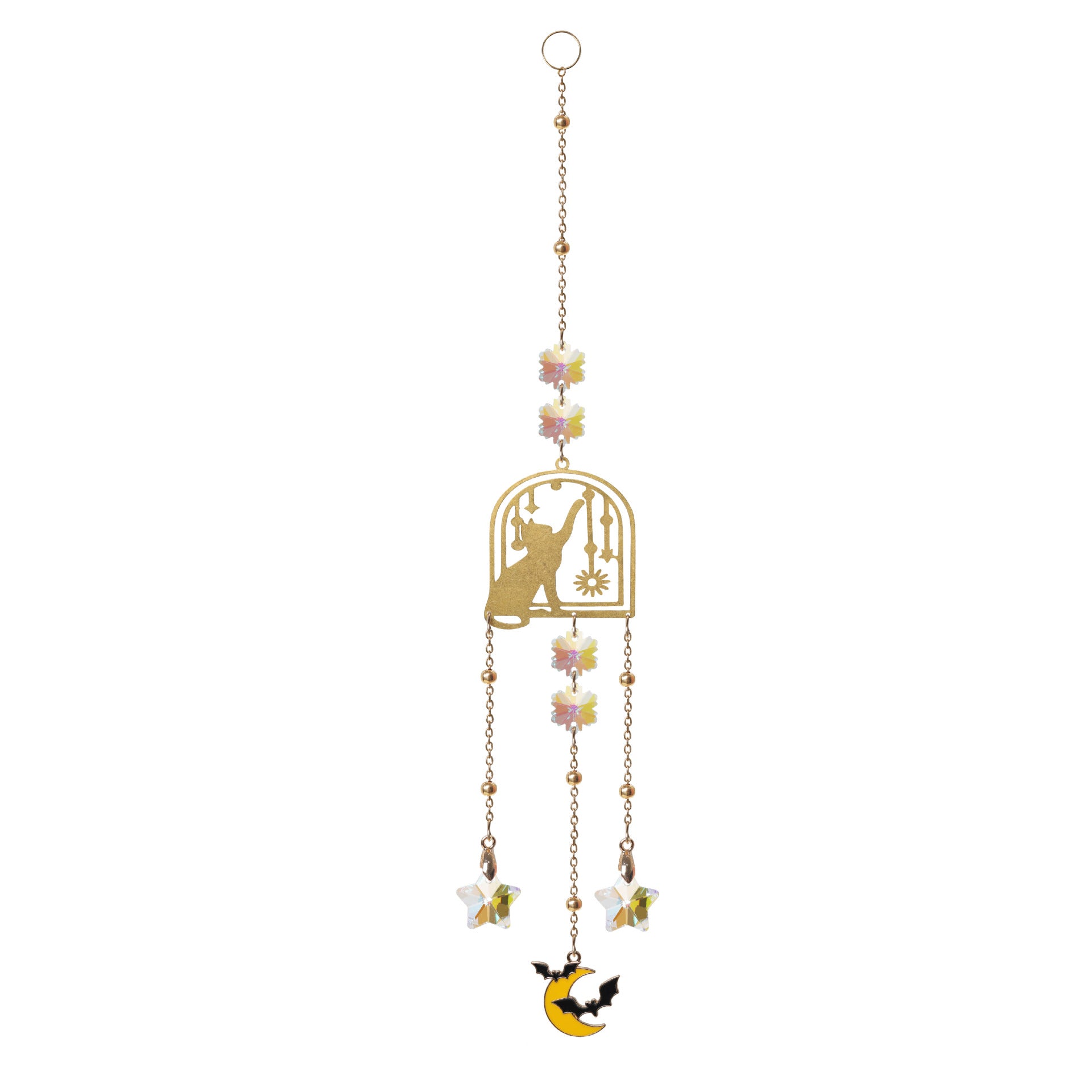 Classic Pumpkin Shape Heart Crystal Hanging Suncatchers MK2CZAS6H7HLS53