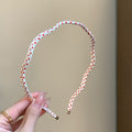 Skinny Polka Dot Hair Band - DippedShop Wholesale - #8707