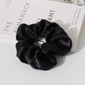 Simple Solid Color Silk Hair Scrunchies 6W6HSR330