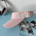 Breathable Solid Color Letters Embroidery Sun Set MK2COK6W6HAT368