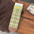 Plaid Crew Socks - DippedShop Wholesale - #7571