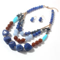Boho Beaded Layered Necklace - DippedShop Wholesale - #0035