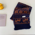 Jacquard Wool Blend Scarf - DippedShop Wholesale - #5603