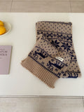 Jacquard Wool Blend Scarf - DippedShop Wholesale - #0067
