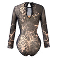 Retro Long Sleeve Rash Guard - DippedShop Wholesale - #8499