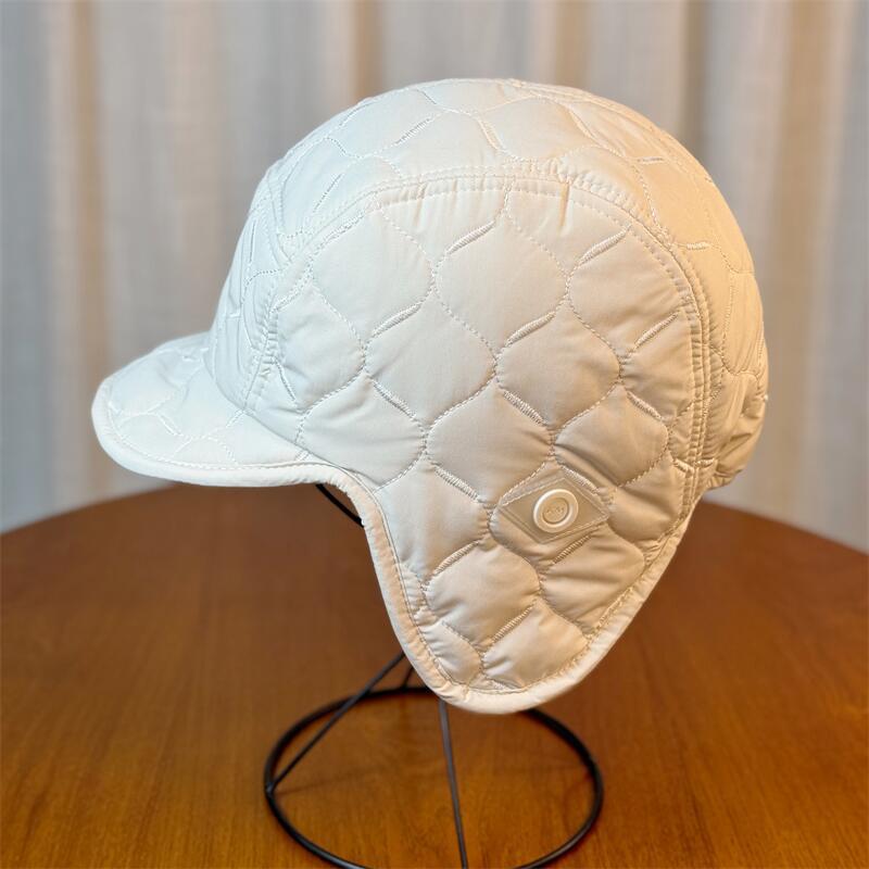 Quilted Puffer Trapper Hat - DippedShop Wholesale - #4611