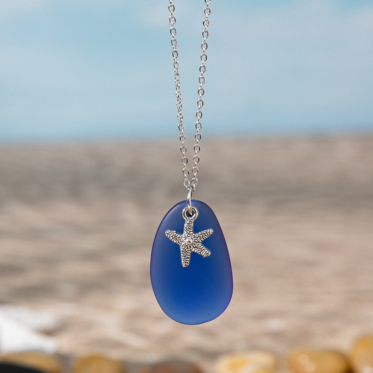 Ocean Pendant Beach Necklace - DippedShop Wholesale - #8467