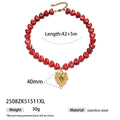 Acrylic Heart Choker Necklace - DippedShop Wholesale - #8291