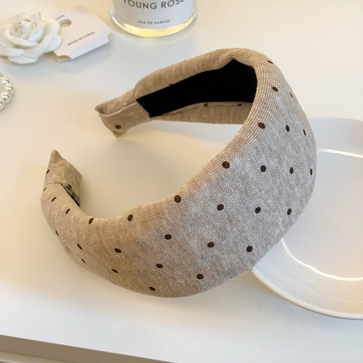 Slouchy Polka Dot Headband - DippedShop Wholesale - #7635