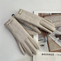 Simple PU Leather Windproof Warm - DippedShop Wholesale - #6899