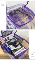 Minimalist Transparents PVC Waterproof Backpack 6S10BBG1477
