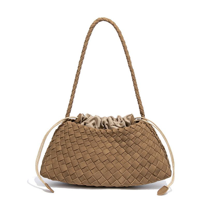 Simple Woven Crescent Underarm Shoulder Bag 6W10BBG2421