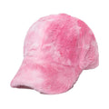 Vintage Leopard Print Faux Fur Baseball Cap 6W6HAT820
