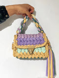 Chunky Crochet Crossbody Bag - DippedShop Wholesale - #4227