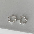 Chunky Hollow Geometric Hoop Earrings - DippedShop Wholesale - #9395