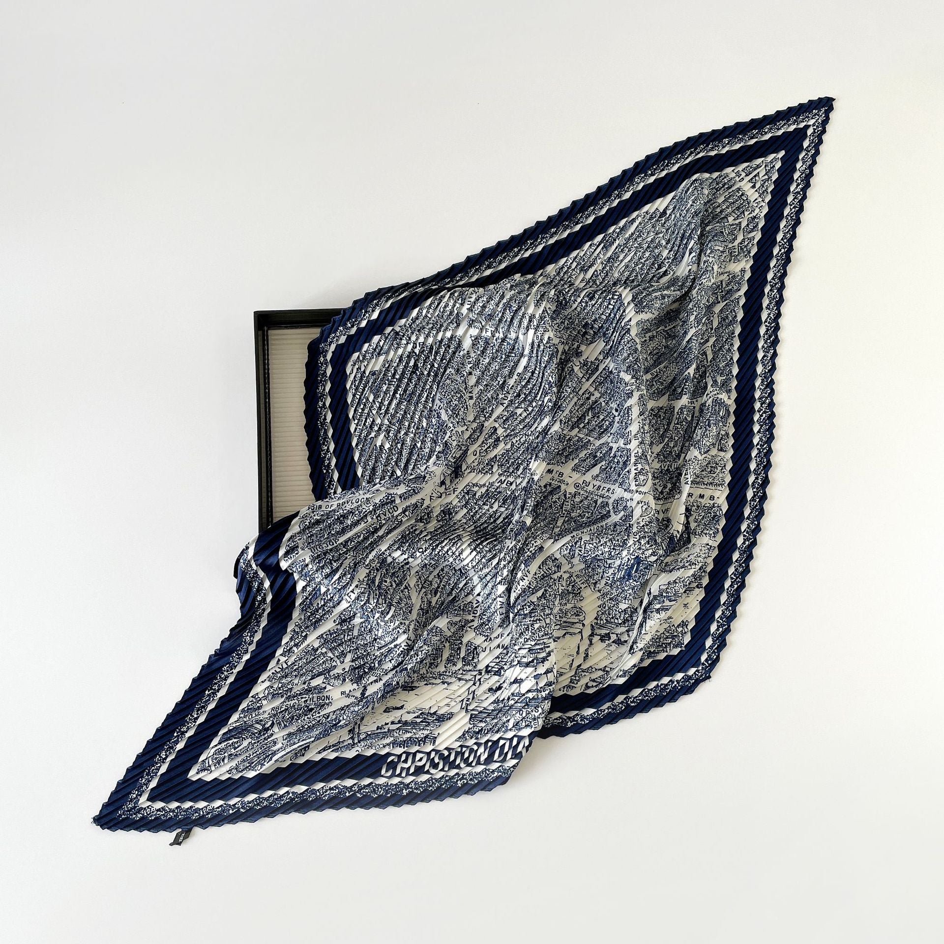 Vintage Pleated Scarf - DippedShop Wholesale - #6227