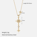 Elegant Gold Plated Rhinestones Sunflower Pendant Necklace 6W6JNC630