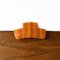 Simple Amber Marble Texture Acetate Hair Claw 6W6HCP1631