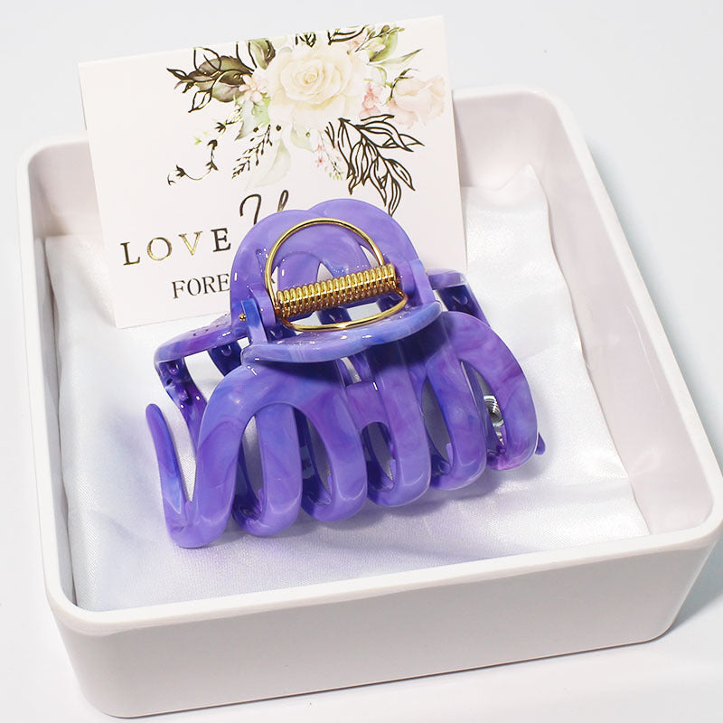Simple Large Octopus Strong Hold Hair Claw 6W6HCP1664