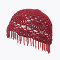 Boho Beaded Crochet Beanie - DippedShop Wholesale - #7555