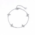 Cubic Zirconia Butterfly Bracelet - DippedShop Wholesale - #3635