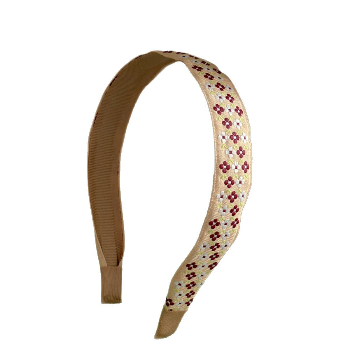 Floral Embroidery Fabric Headband - DippedShop Wholesale - #0179