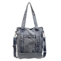Casual Washed Distressed Crossbody Bag 6W10BBG1398