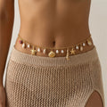 Beach Shell Starfish Layered Link Waist Chain 8ZA6JBC100T