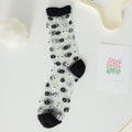 Flower Mesh Ruffle Socks - DippedShop Wholesale - #4067