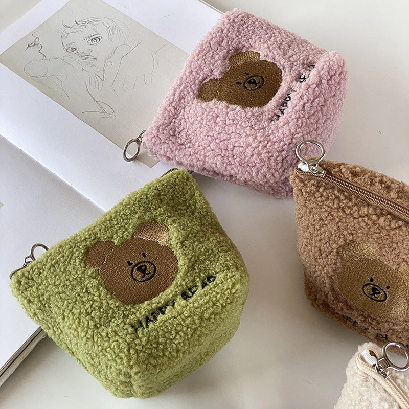Plush Bear Cosmetic Bag - DippedShop Wholesale - #1555