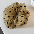 Trendy Polka Dots Print Organza Scrunchies 6W6HSR347