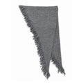 Simple Solid Color Triangle Tassel Knit Shawl Scarf 6W6NSC133