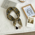 Stylish Cashew Print Tassel Soft Silk Scarf MK2BLW6W6NSI58