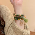 Boho Style Colorful Irregular Beaded Bracelet 6W6JBR720