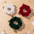 Velvet Christmas Hair Scrunchies - DippedShop Wholesale - #4307