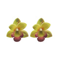 Orchid Stud Earrings - DippedShop Wholesale - #3107