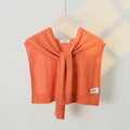 Casual Solid Color Sweater Knit Shawl Wrap 6W6NSC61