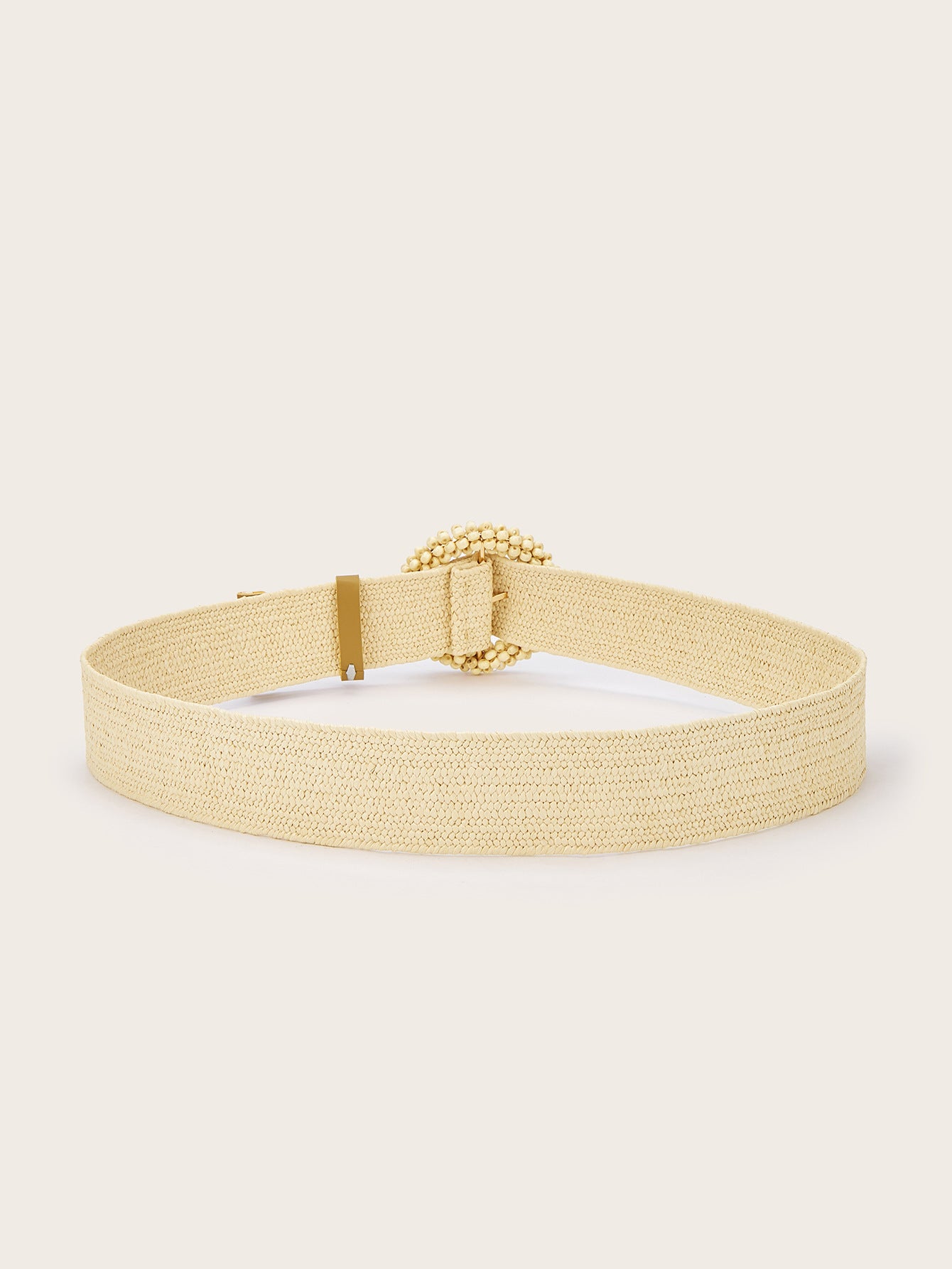 Boho Straw Woven Elastic Waist - DippedShop Wholesale - #5763